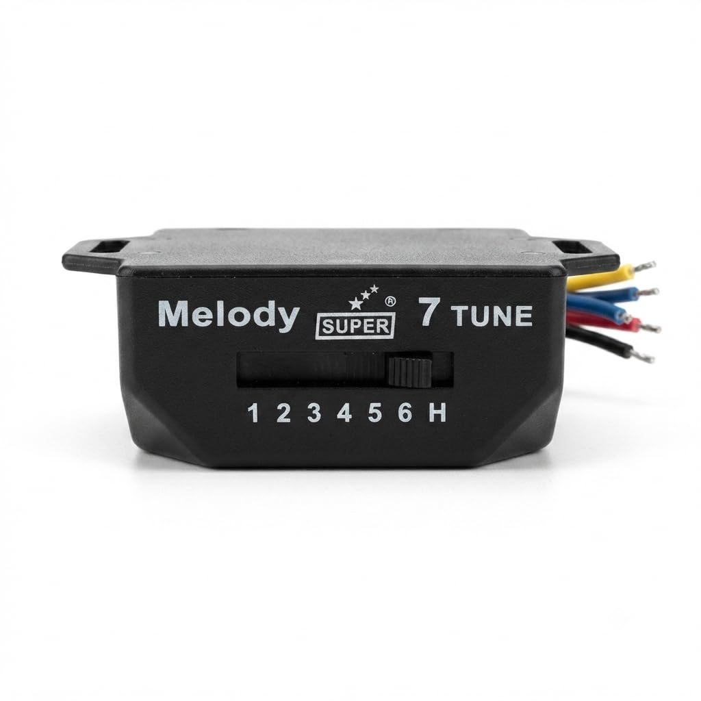 SUPER 1205 Melody Maker 7 Tune 5 Wire 12V Musical Horn Sound Module for Cars and Bikes-image-11