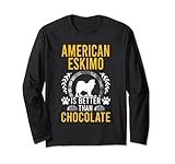 Photo Gallery american eskimo è meglio del proprietario del cane amante del cioccolato maglia a manica Photo Gallery american eskimo è meglio del proprietario del cane amante del cioccolato maglia a manica
