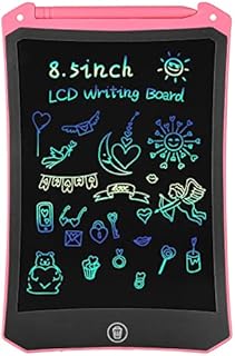 LCD Writing Tablet, Electronic Digital Writing &Colorful Screen Doodle Board, cimetech 8.5-Inch Handwriting Paper Drawing Tablet Gift for Kids and Adults at Home,School and Office (Pink)