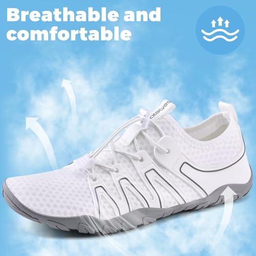 Image of WateLves Water Shoes Mens Womens Beach Swim Shoes Quick-Dry Aqua Socks Pool Shoes for Surf Yoga Water Aerobics