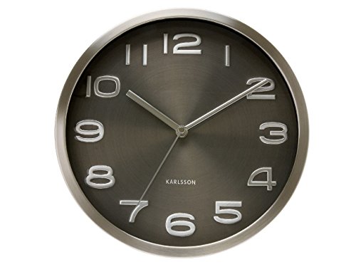 Preisvergleich Produktbild Karlsson Wanduhr Maxie schwarz