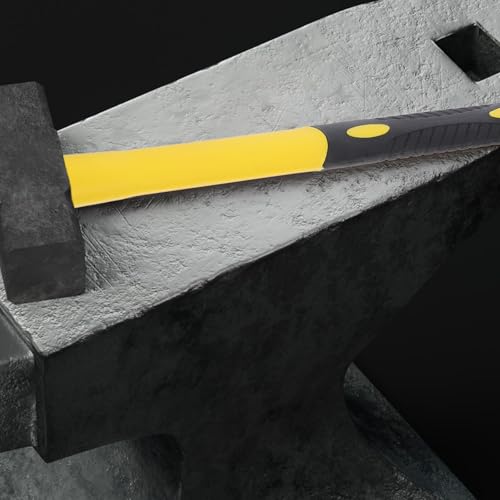 OSALADI Hammer Handle Replacement Long Axe Handle Replacement Hoe Plastic for Handheld Hammer Portable Welding Tool - Thumbnail 5