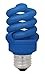 TCP CFL A19 60W Equivalent (14W) Compact Flourescent Blue Light Bulb