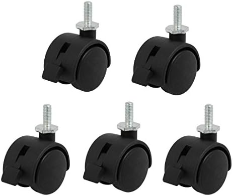 Laufrolle Mit Gewinde Gleitrolle Kunststoff Möbelrolle Lagerrolle M6 Ø22 5 Stück - Foto 7