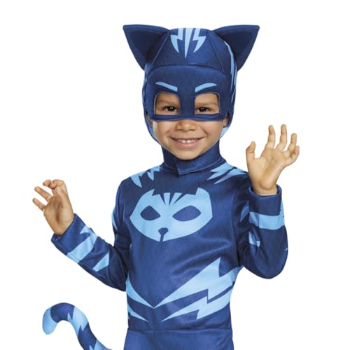 Disguise Catboy Costume for Kids, Official PJ Masks Costume Jumpsuit4
