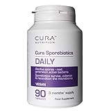  Cura Sporebiotics  Probiotic Supplement for Gut Health  90 Capsules