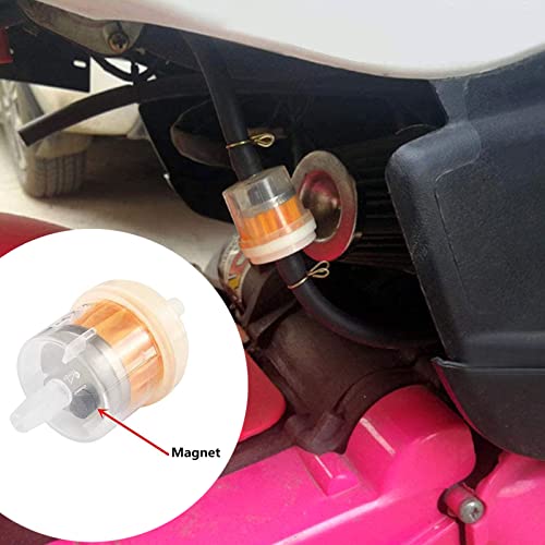 MoK 20 Pièces Filtre Carburant Rapide, Filtre à Carburant avec Aimant, pour Tondeuses à Gazon, Tracteurs à Gazon, Moteurs, Motocyclettes - Image 7