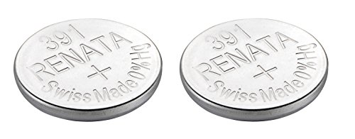 Renata Watch Battery Swiss Made Renata 391 or SR1120SW Or AG8 1.5V (2 Batteries, 391 Or SR 1120 SW)