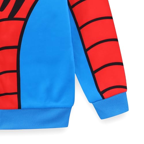 Marvel Spider-Man Boys Zip Up Hoodie for Toddler and Big Kids4