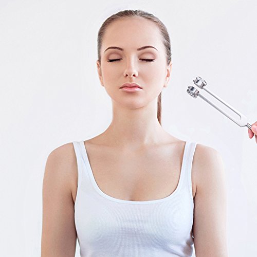 Qiyun Tuning Fork, Om 136.1 Hz Tuning Forks - Chakra Tuning Energy Forks Effective For Immune System And Circulatio, Heart Chakra, Meditation, Yoga, Perfect Healing Musical Instrument #TOP5