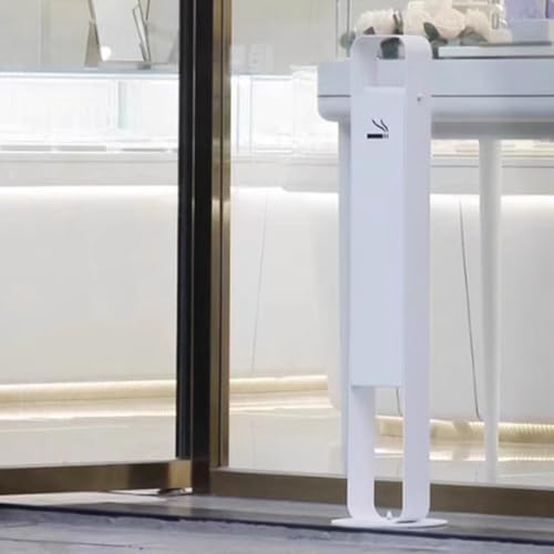 Cendrier sur pied extérieur noir idéal pour terrasses de restaurants - 8