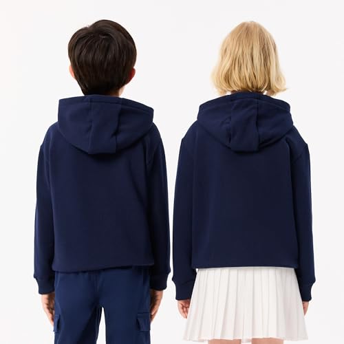 Lacoste Boys' Core Fleece Pullover Hoodie 6