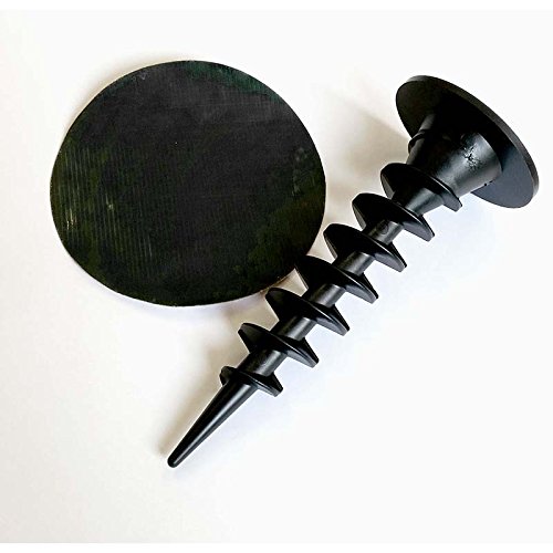 Amazon | 【50本】 ガンコピン 150mm 防草パッチ [ブラック] グリーン