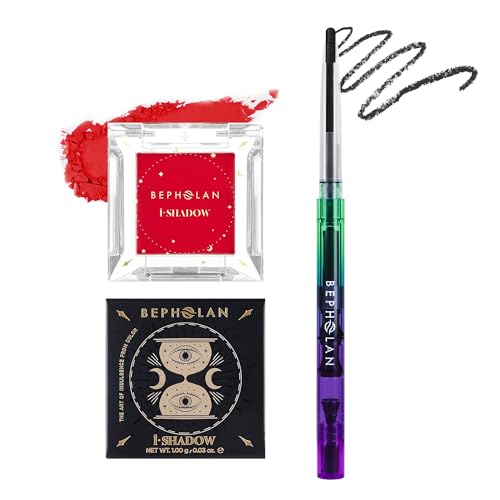 BEPHOLAN Black Eyeliner Pencils Single Red Eyeshadow Palette miniatura 1
