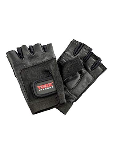 York Fitness Leather Weight Lifting Glove 60200-M @Fs