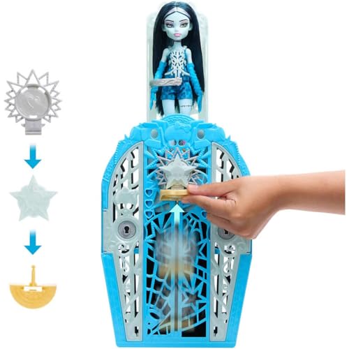 Monster High Monstrueux Secrets Catty Coffret Énigmes à Hauntlywood avec poupée dressing et plus de 19 surprises glamour dont des vêtements pour poupée - vue 6