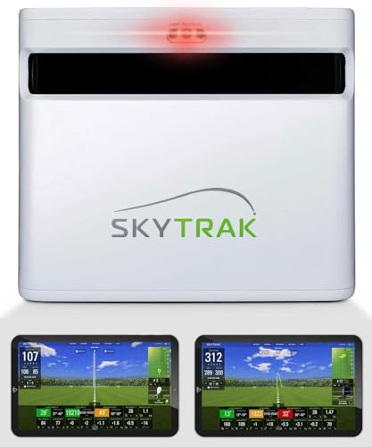 Skytrak+ Golf Launch Monitor &Amp; Simulator Bundle - Dual Doppler Radar, 100K Courses - Indoor/Outdoor, Shot &Amp; Club Data, Real-Time Feedback, Simulation Ready + Free 14-Day Trial Membership