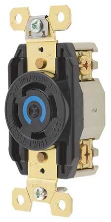 30A Twist-Lock Receptacle 4P 4W 120/208VAC L18-30R BK