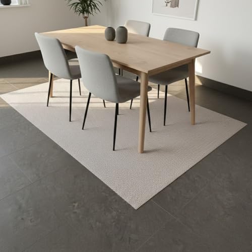Miniatura 7 de Tejidos El Mundo Alfombra Vinilo Lisa - Beige, 170x240 Cm.