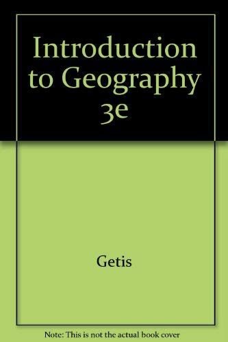 Introduction to Geography 069713279X Book Cover