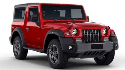 Image of Kammateswara Thar 1:32 Scale Die-Cast Metal Cars in Pull-Back Action Openable Doors Thar with Lights and Music | Alloy Model for Kids | Toys for Kids (Random Color)