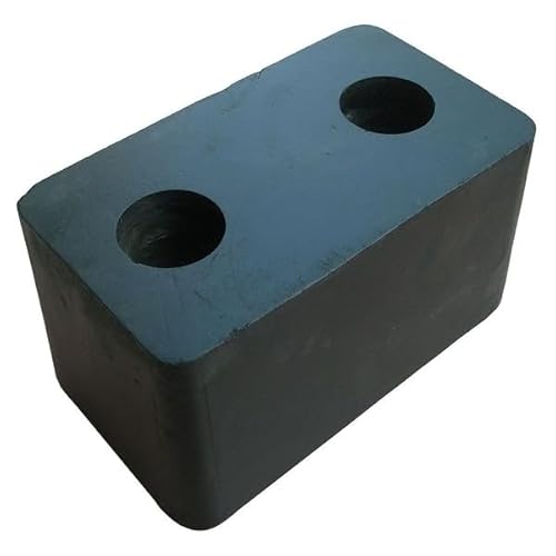 Trailer/Crane Dock Bumper, Rubber, PK2