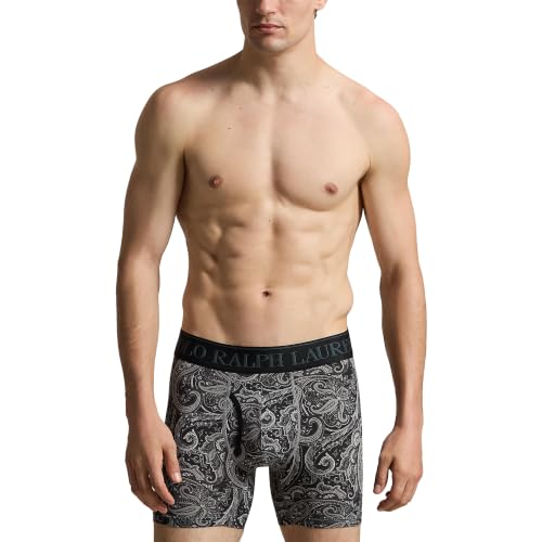 Image of POLO RALPH LAUREN Men's Underwear Boxer Briefs Pack, 3-Pack, 4D Flex Cooling Microfiber Underwear, Wicking Boxer Briefs