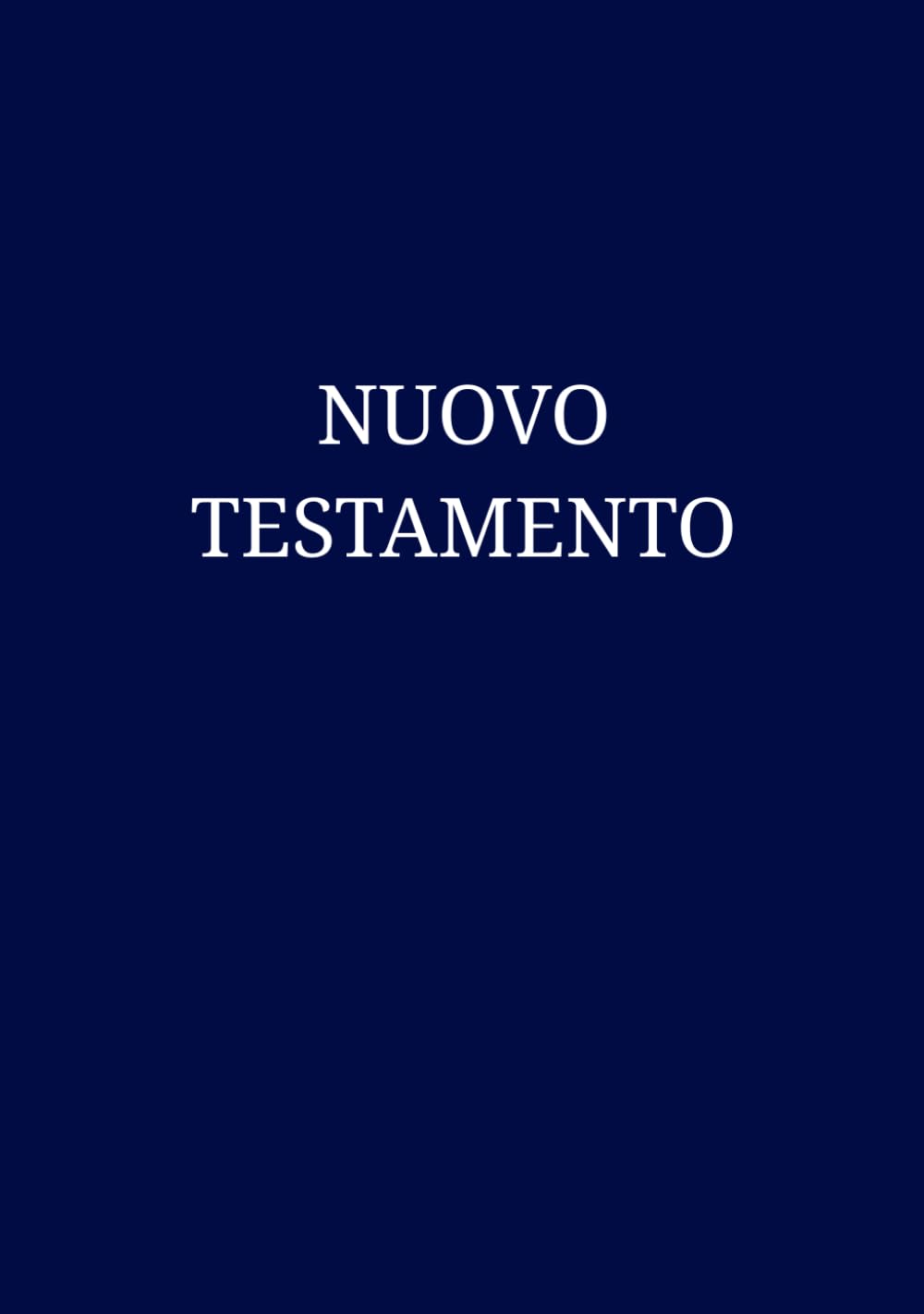 Nuovo Testamento: Italian Bible