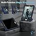 Scnioy Case for iPad 9th Generation iPad Case 9th 8th 7th Generation iPad 10.2 Inch iPad 9th Gen Cover with Screen Protector Pen Holder TabletCases 360° Rotating Stand, Navy Black