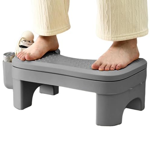 Toilet Squat Stool - Poop Stool for Bathroom | for Adults | Toilet Leg Stool Poop Stool | Squatting Toilet Stool with Storage Box | Toilet Feet Stool | Toilet Step Stool