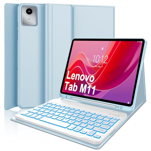 Funda teclado para Lenovo Tab M11 que soluciona la escritura lenta en pantalla 1