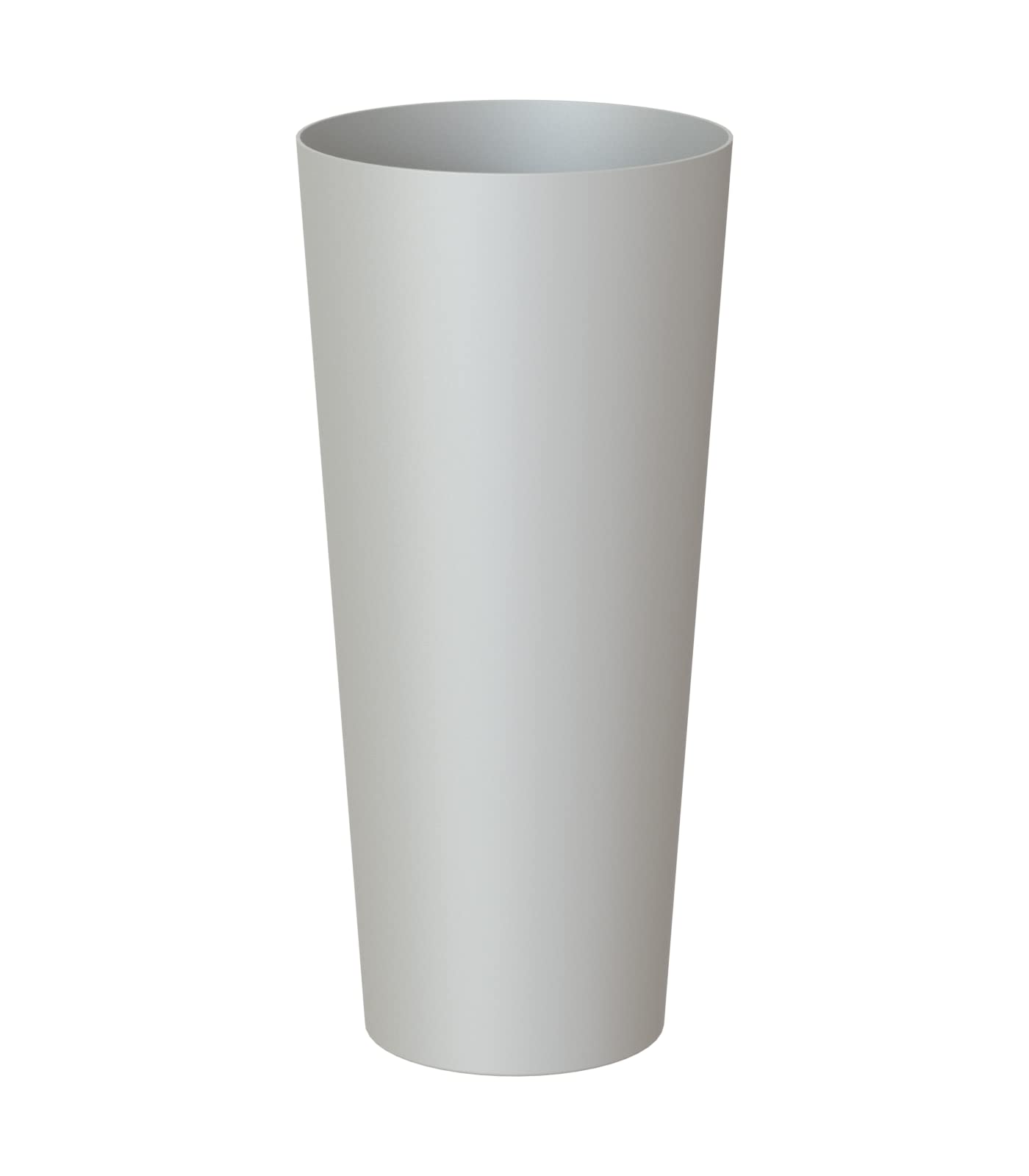 Artevasi Porto High Pot - Vaso Alto, Plastica, Grigio chiaro, Altezza 80 cm, Diametro 37 cm