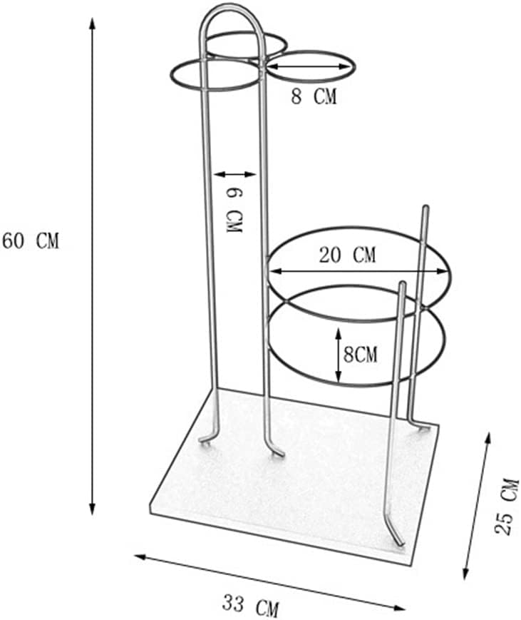 Metal Umbrella Stand Nordic Household Umbrella Storage Bucket Hotel Lobby Storefront Umbrella Stand(E)
