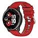 Senter 18mm Soft Rubber Replacement band for Garmin Forerunner 255S/Forerunner255S music/ Venu 2S/vivomove 3S/vivomove 4S Smart Watch