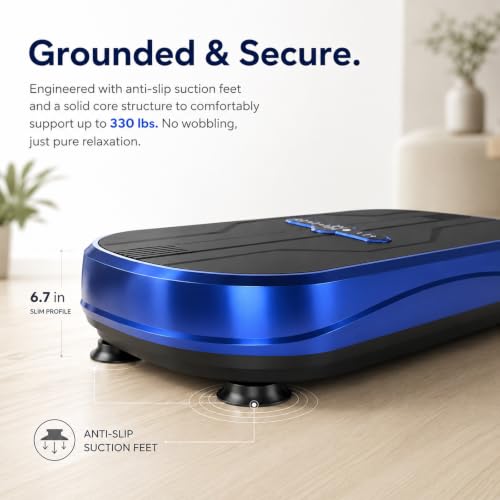 Image of Natini Vibration Plate Exercise Machine - Power Vibrating Plate for Lymphatic Drainage,Whole Body Workout Machine for Women Weight Loss Home Fitness,