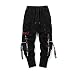Produktbild ECOSWAY Herren Arbeit Kampf Cargohose mit Taschen Schnalle Riemen Techwear Hose, Herren Arbeit Freizeit Hose, Modisch Elastisch Hose (XXXXL)