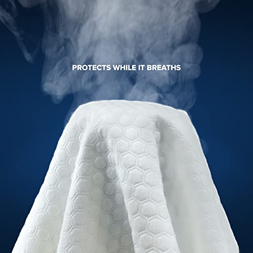 Bergamotte 100% Waterproof Mattress Protector California King Size, Bamboo Mattress Cover 3D Air Fabric Cooling Mattress Pad Cover Smooth Soft Breathable Noiseless Washable, 18'' Deep Pocket #TOP4