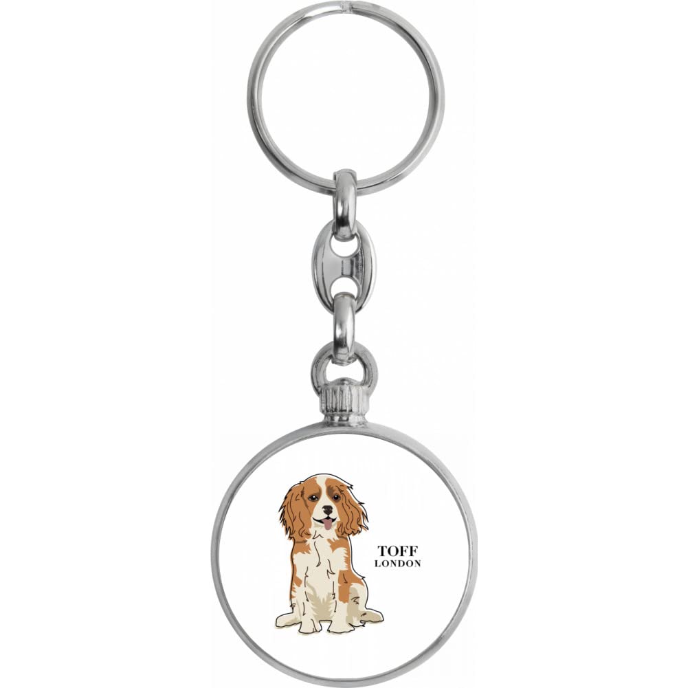 Toff London Cavalier King Charles Dog Keyring