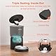 Balimo Futterautomat Katze, 3L katzenfutter automat, 2.4G WiFi Futterspender Katze, App Steuerung Mit Katzen Futterautomaten,1 bis10 Mahlzeiten pro Tag, Geeignet für Hunde und Katzen, Schwarz