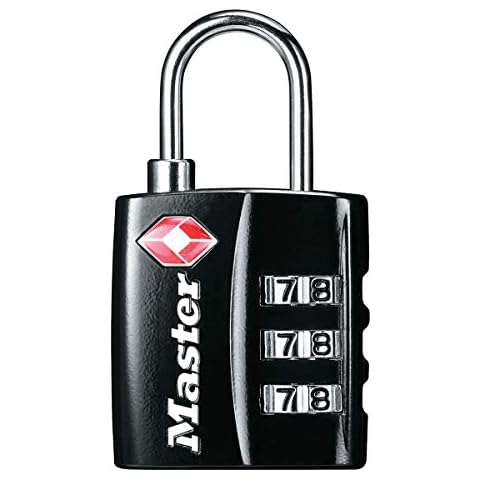 Cadenas à combinaison TSA Master Lock 4680EURDBLK Cover
