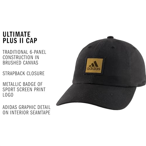 Image of adidas Men's Ultimate Baseball Cap - Athletic Relaxed Cotton Strapback Hat