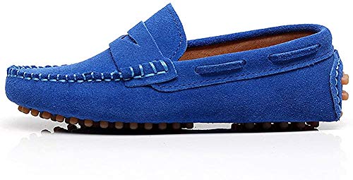 Shenn Boys Girls Linda Eleganti Mocassini confortevoli da uomo, in pelle Size: EU28