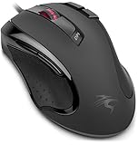Sentey® 3400 Dpi Gaming Mouse Aphelion / 7 Buttons / 4 DPI Levels / Omron Micro Switches / Rubber Coating Painting Black / Software Configurable / Sensor 12,000 FPS / 7 Buttons + 1 DPI Button Selector / 4 DPI Internal Memory Storage Levels / 3d Wheel / Polling Rate 1000hz Frequency / Acceleration 9g / 1.8 Meter All Braided Heavy Duty Cable / Tracking Speed 30g / Software Drivers / Omron Micro Switches / Fps mmo GS-3521 Standard Packing Version