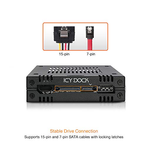 Caja externa para disco 2.5 SAS/SATA ICY DOCK MB741SP-B miniatura 7