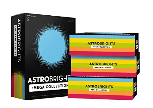 Astrobrights Mega Collection, Colored Cardstock,