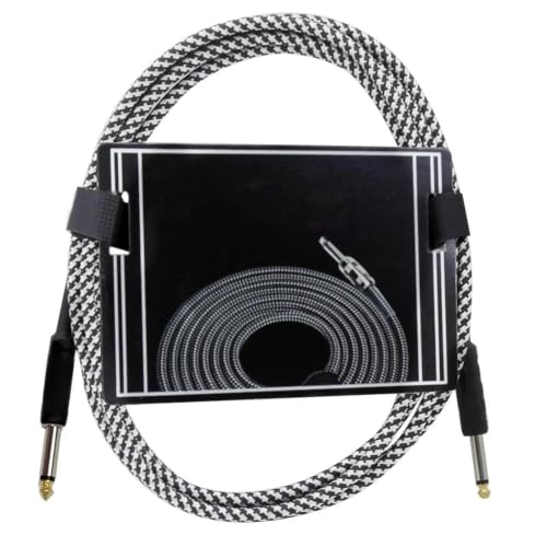 Cable de audio para guitarra electrica con conexion de 300cm sin interferencias