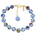 GlassOfVenice Murano Glass Mosaic Bracelet - Periwinkle