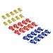 BRIGHTFUFU 125pcs Tap Connectors Solderless Quick Splice Assortment Kit Easy to Use Wire Splice Tools for Electrical Connections Red Blue Yellow