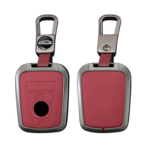 Coque de clé de voiture pour BMW I3 I8 cadeau idéal pour passionné auto rouge 4 boutons