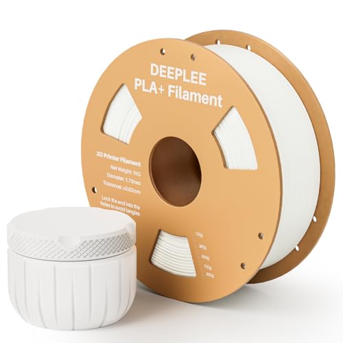 DEEPLEE PLA+ Filament 1.75mm, PLA Plus 3D Drucker Filament, Maßgenauigkeit +/- 0,02 mm, Filament...